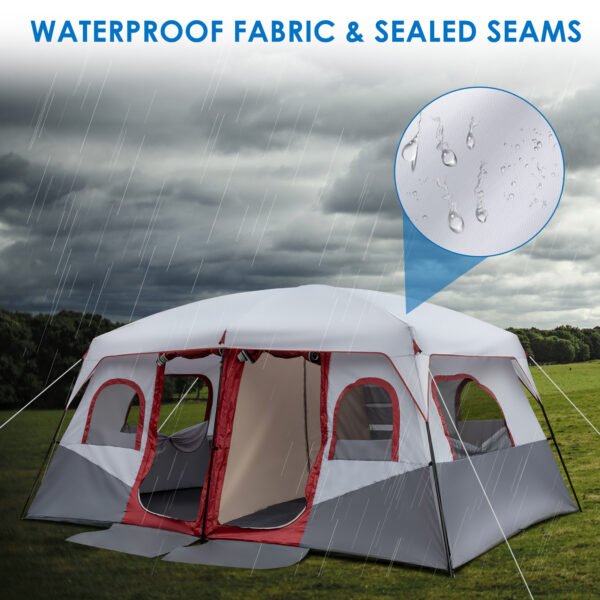ExpeditionX™ 10-Person Dual-Room Camping Tent - Image 3